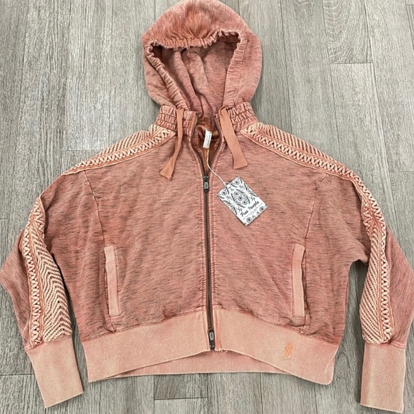NWT. Free People - Mountain High Cable Hoodie - Picture 4 of 16